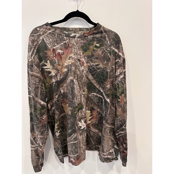 Lot of 4 XL Hunting Base Layer Shirts Mossy Oak, RedHead, Under Armour CamoBlaze - Picture 4 of 8
